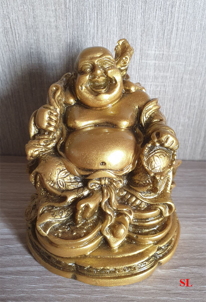 Statuette-Bouddha-Boudha-rieur-dore-en-resine-assis-SANTE-Protection