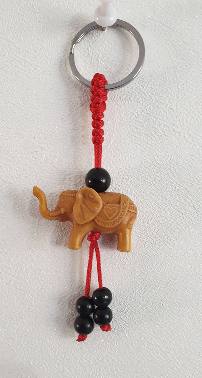 Tres-joli-porte-cle-elephant---Courage