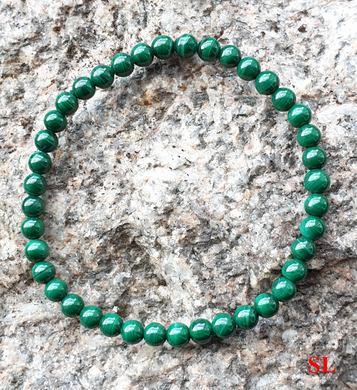 Bracelet-en-pierre-Malachite-perle-de-4-mm--LITHO-REIKI-gemstone