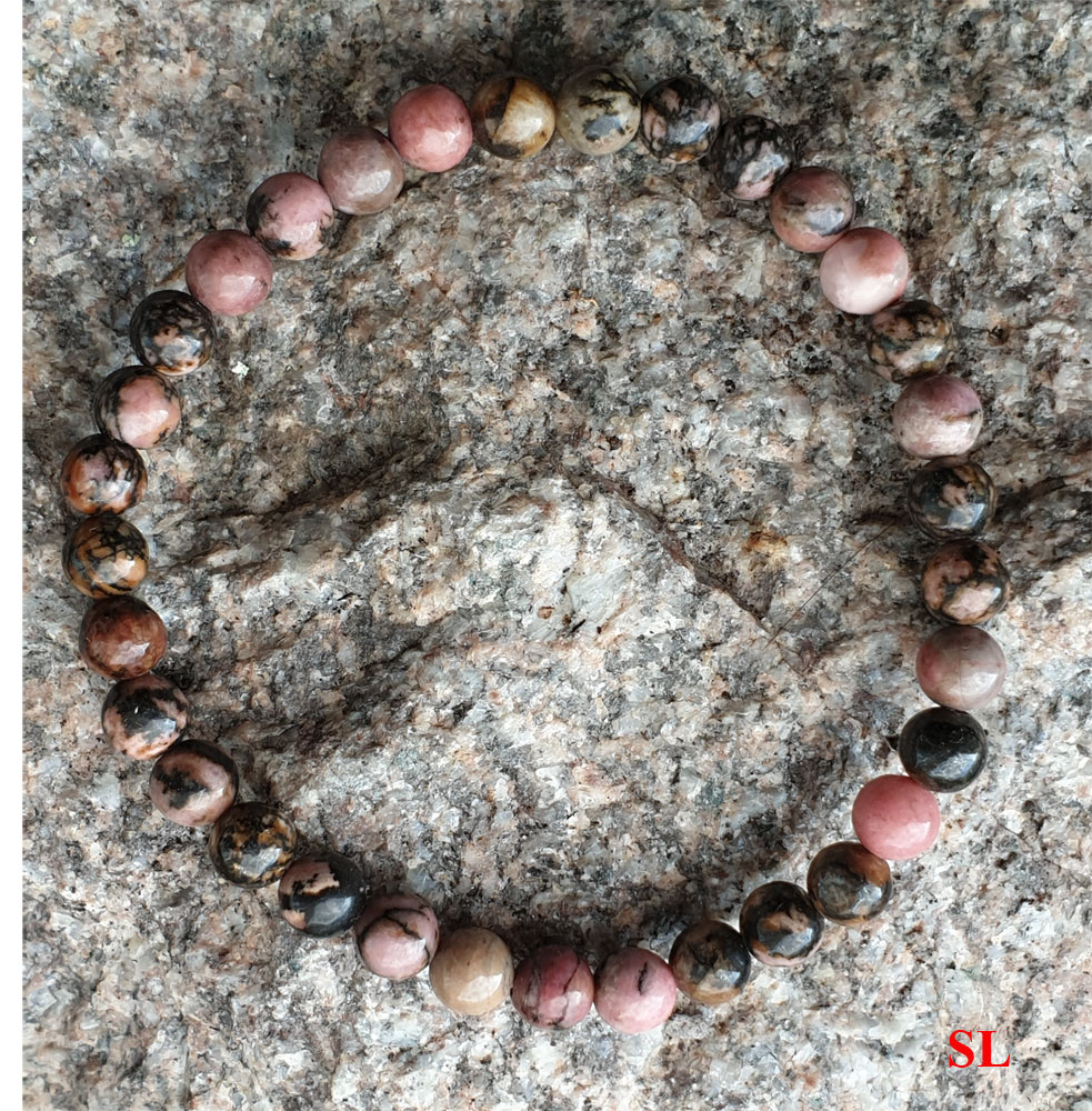 Bracelet-en-pierre-Rhodonite-perle-de-8-mm--LITHO-REIKI-gemstone