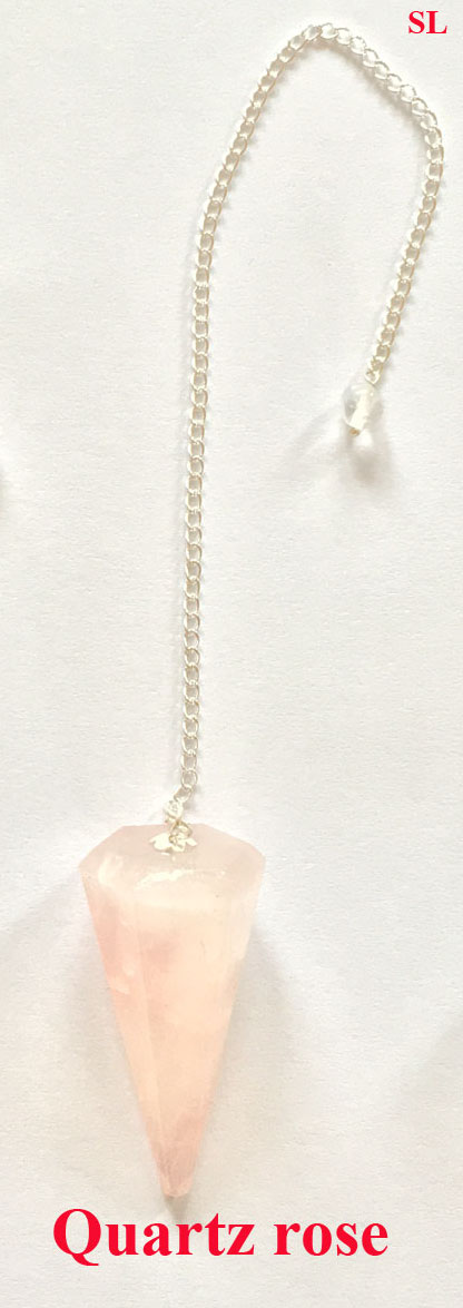 Pendule-en-pierre-quartz-rose-reiki,-lithotherapie,-voyance